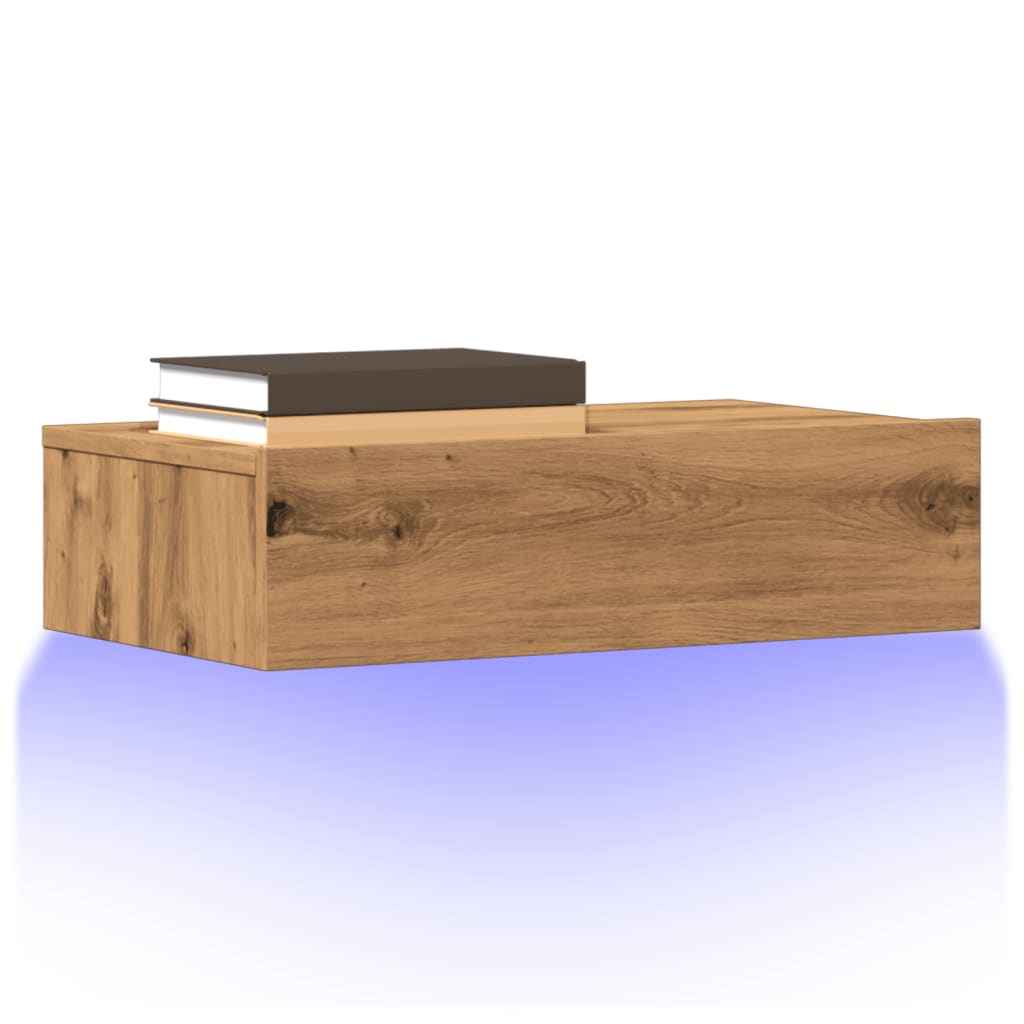 Meuble Tv Avec Éclairages Led 60X35X15,5 Cm