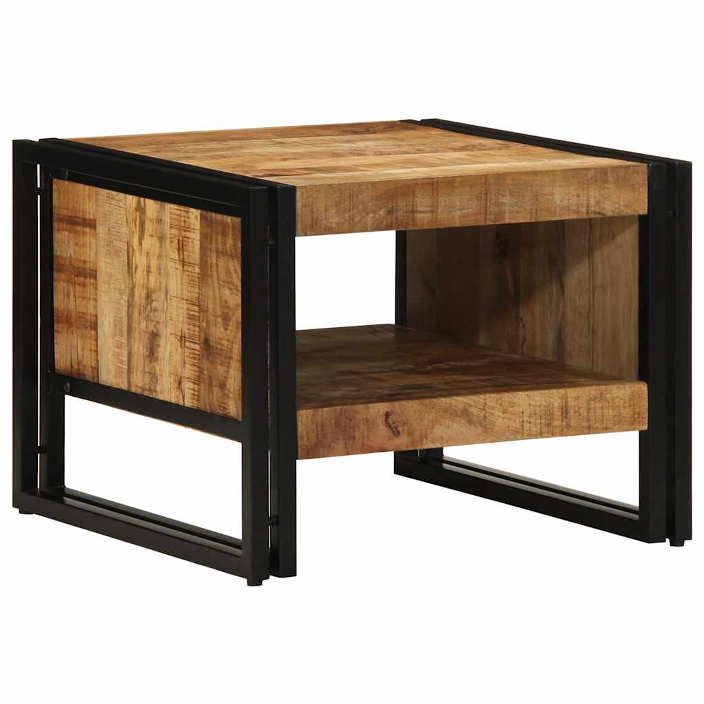 Table Basse Multicolore 70X50X38 Cm Bois De Récupération Massif