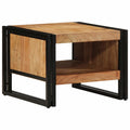Table Basse Multicolore 70X50X38 Cm Bois De Récupération Massif