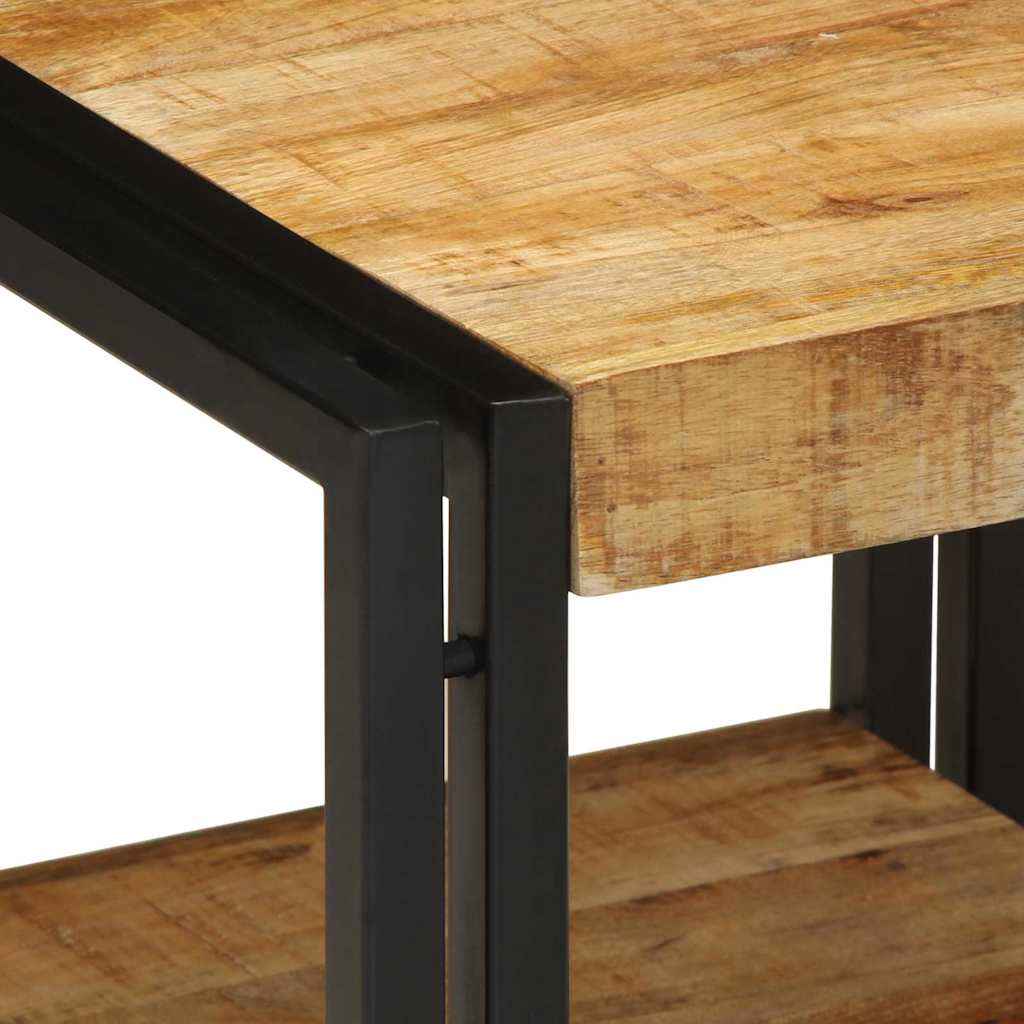 Table Basse Marron Bois De Mangue Massif