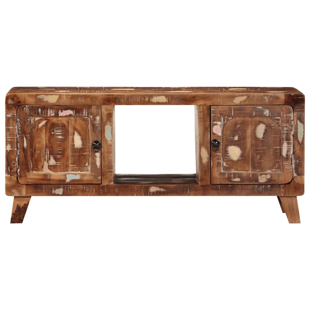 Meuble Tv 105X46X32 Cm Bois Massif De Récupération