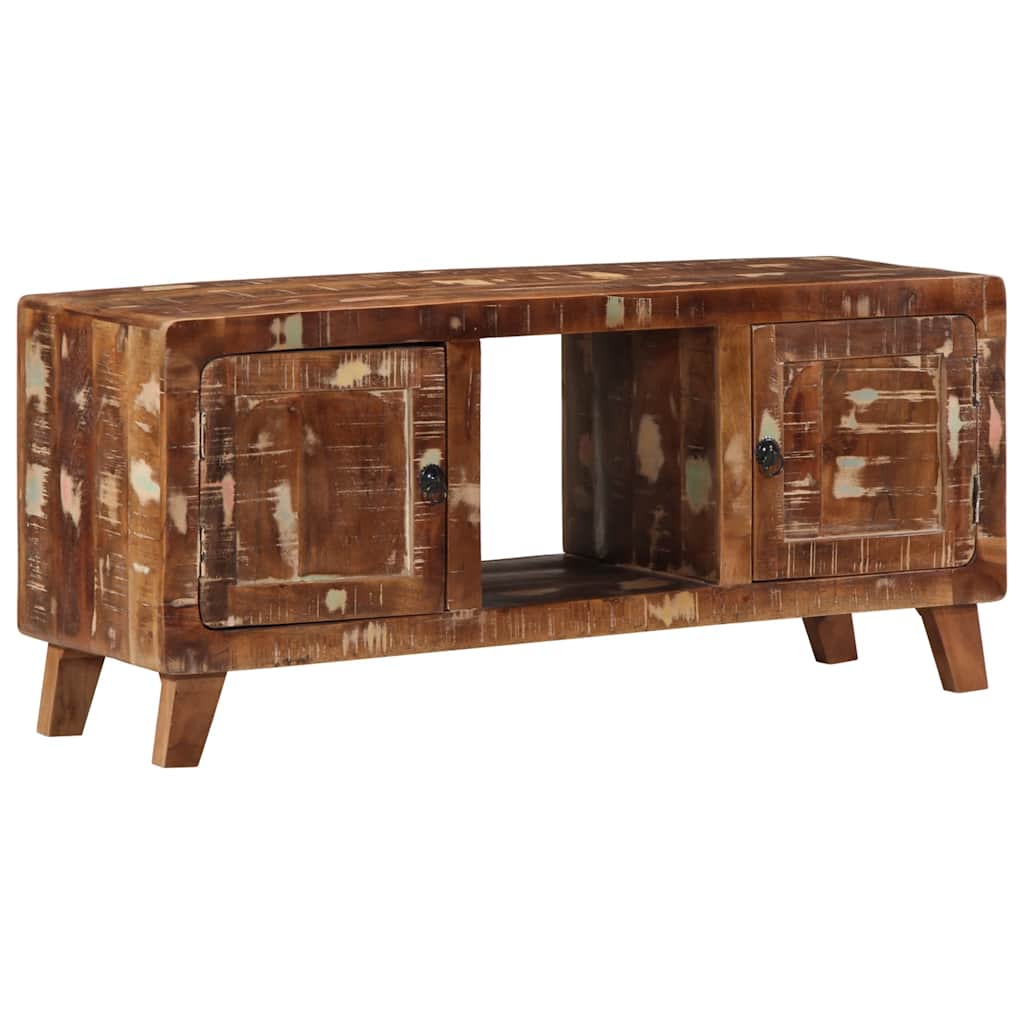 Meuble Tv 105X46X32 Cm Bois Massif De Récupération