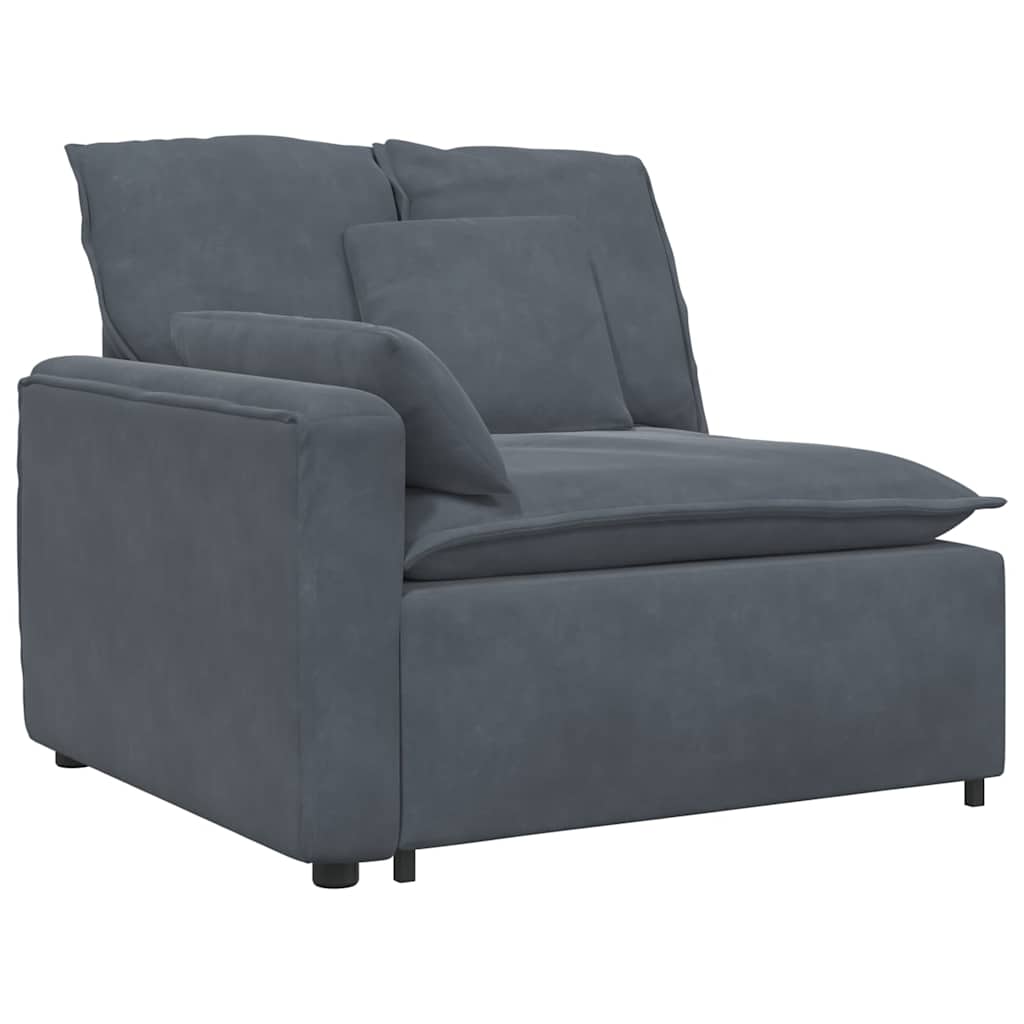 Canapé Modulaire Avec Coussins En Velours