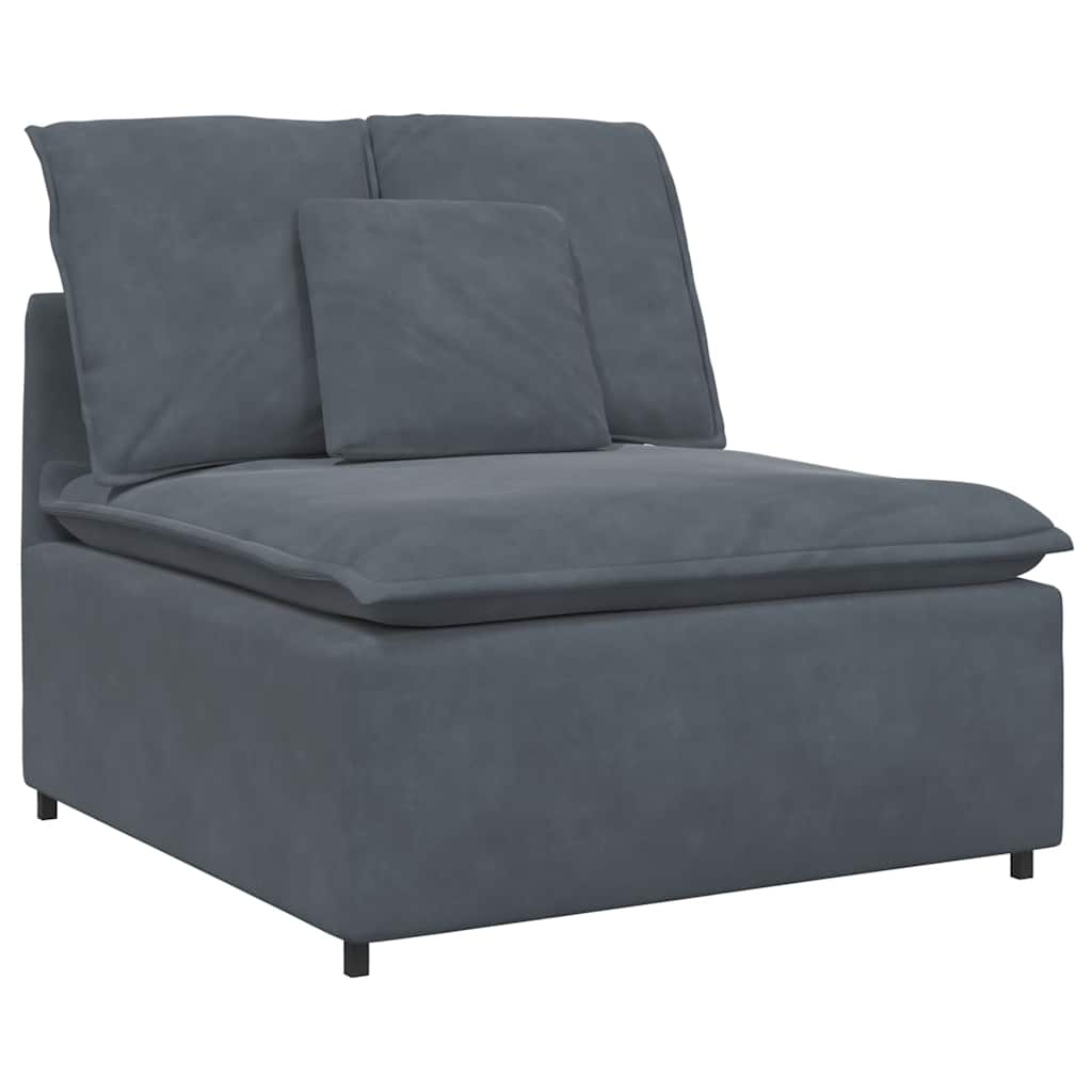 Canapé Modulaire Avec Coussins En Velours