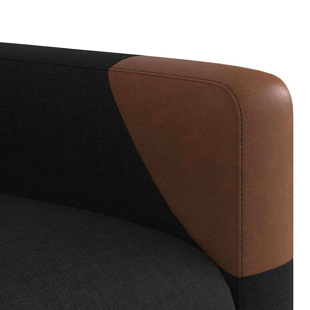 Fauteuil De Massage Inclinable Électrique Tissu Noir