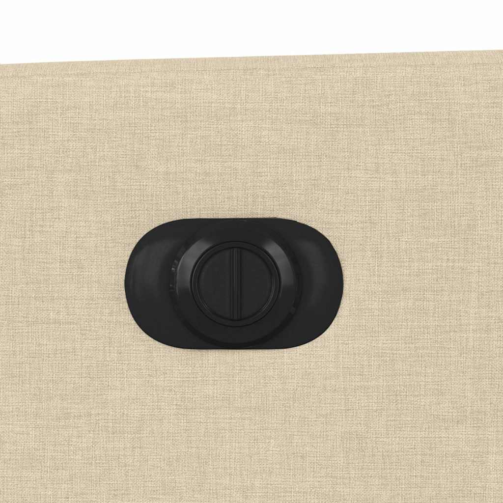 Fauteuil Inclinable De Massage Électrique Tissu Crème