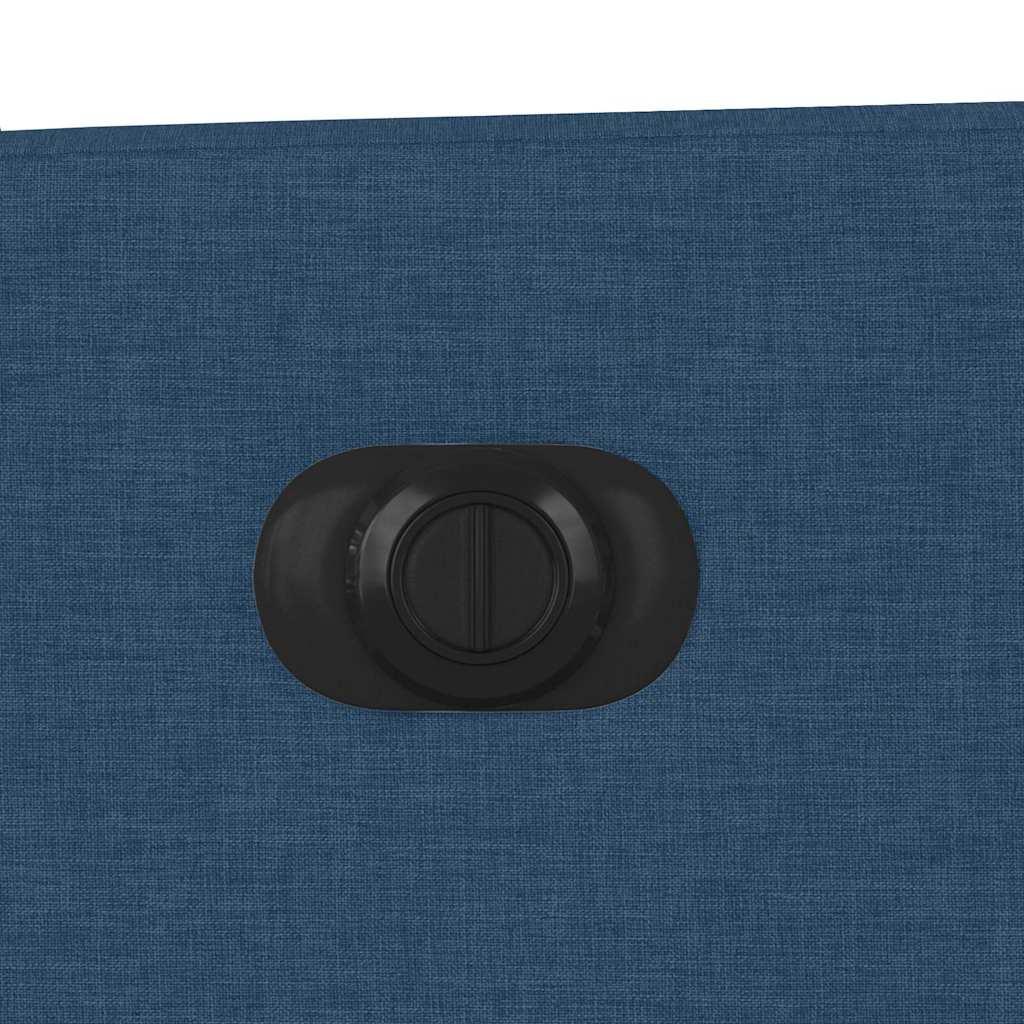 Fauteuil Inclinable De Massage Électrique Tissu Bleu