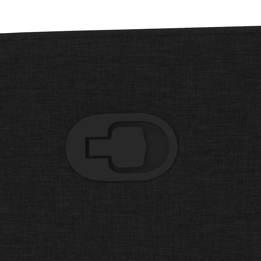 Fauteuil De Massage Inclinable Tissu Noir