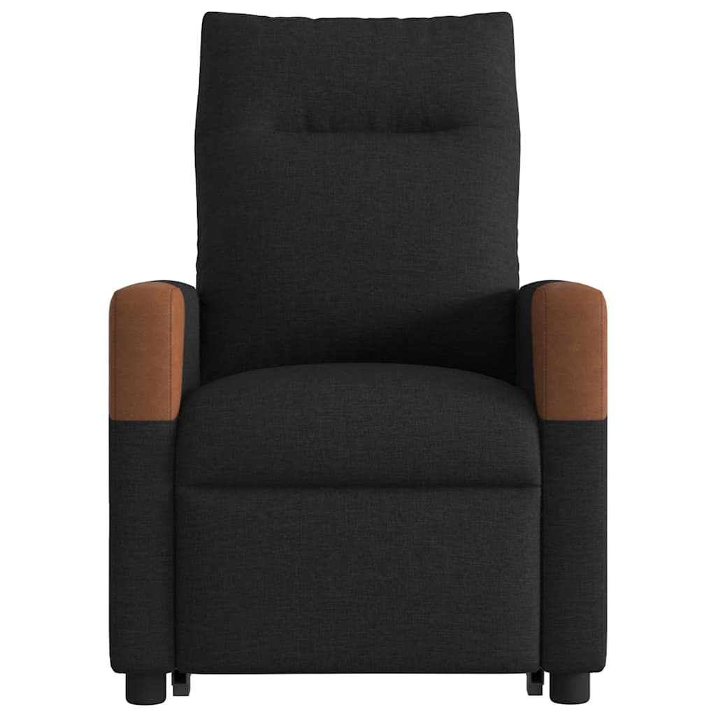 Fauteuil De Massage Inclinable Tissu Noir