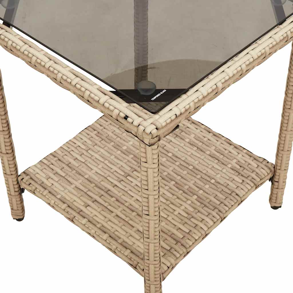 Canapé De Jardin Avec Table Et Coussins En Forme De L Beige