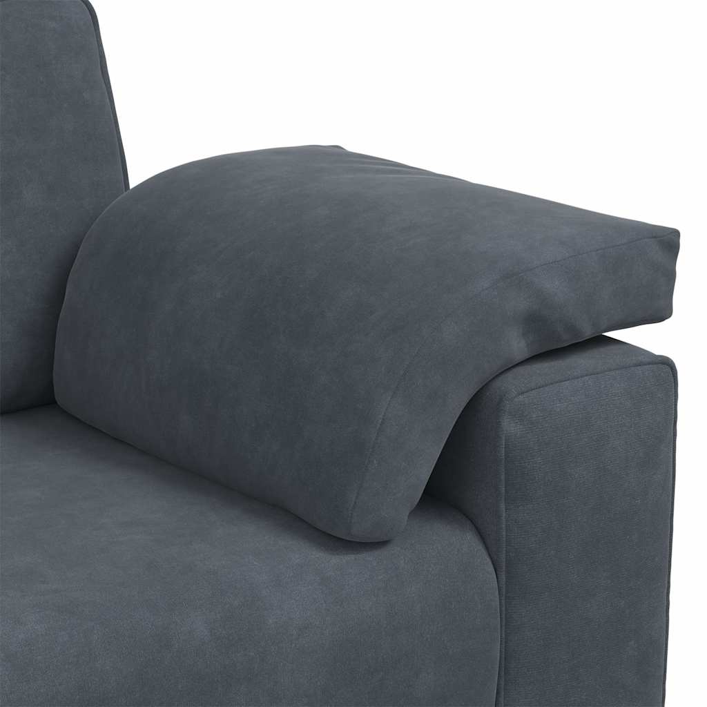 Canapé Causeuse 180X77X82 Cm Velours