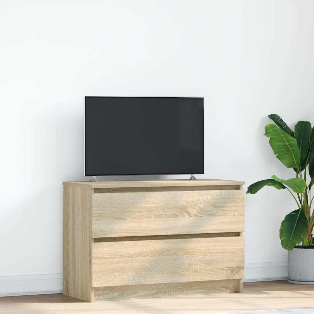 Meuble Tv 100X35X54 Cm Bois D'ingénierie