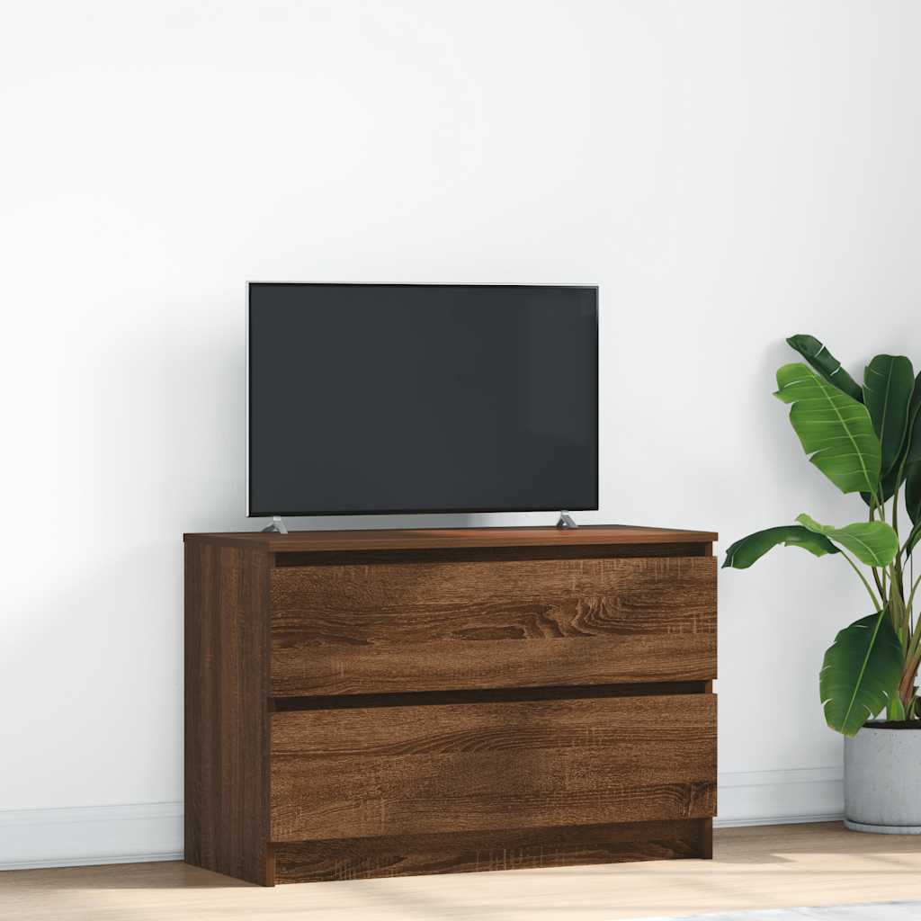 Meuble Tv 100X35X54 Cm Bois D'ingénierie