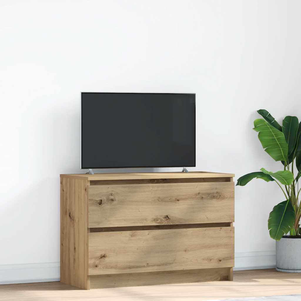 Meuble Tv 100X35X54 Cm Bois D'ingénierie