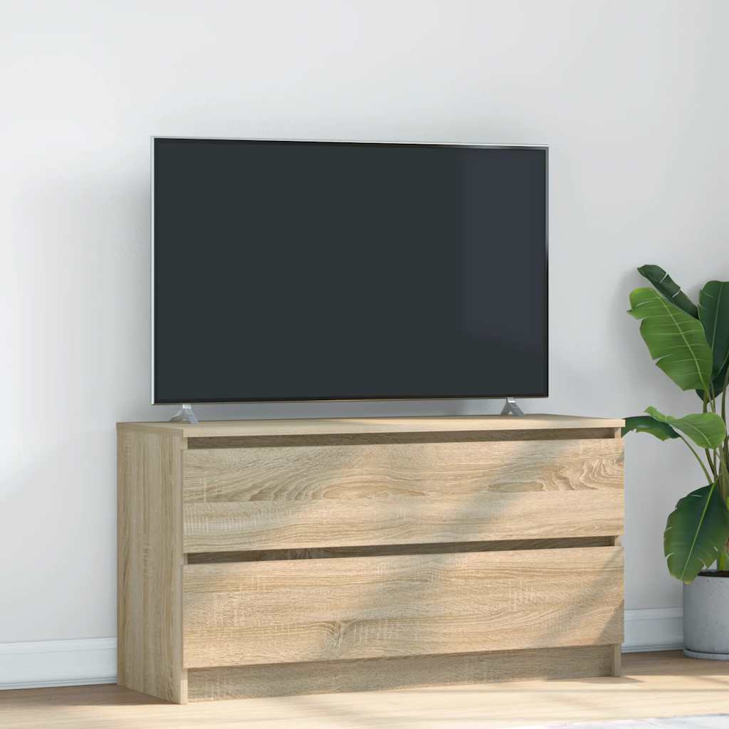 Meuble Tv 100X35X54 Cm Bois D'ingénierie