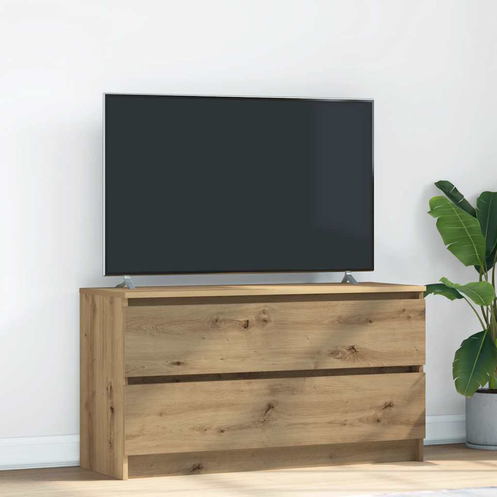 Meuble Tv 100X35X54 Cm Bois D'ingénierie