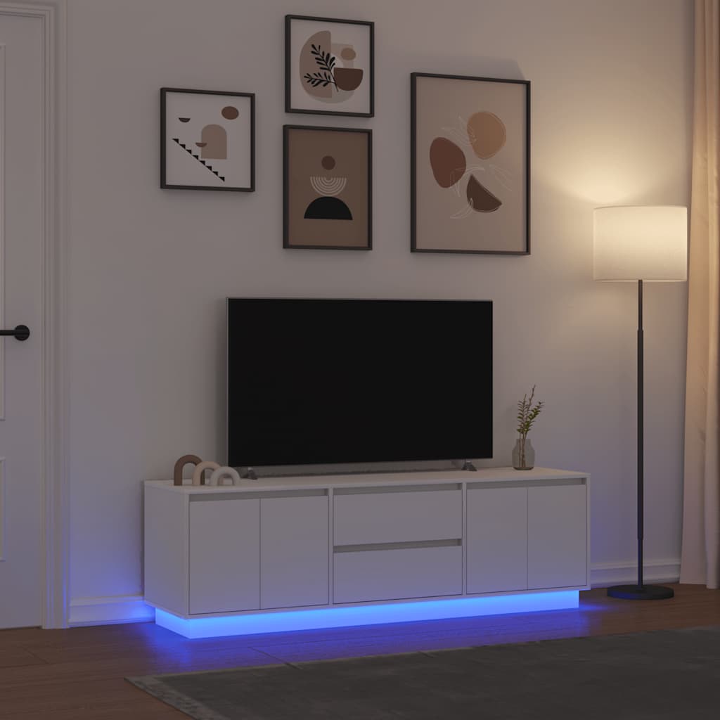 Meuble Tv 188,5X41X50 Cm Bois D'ingénierie