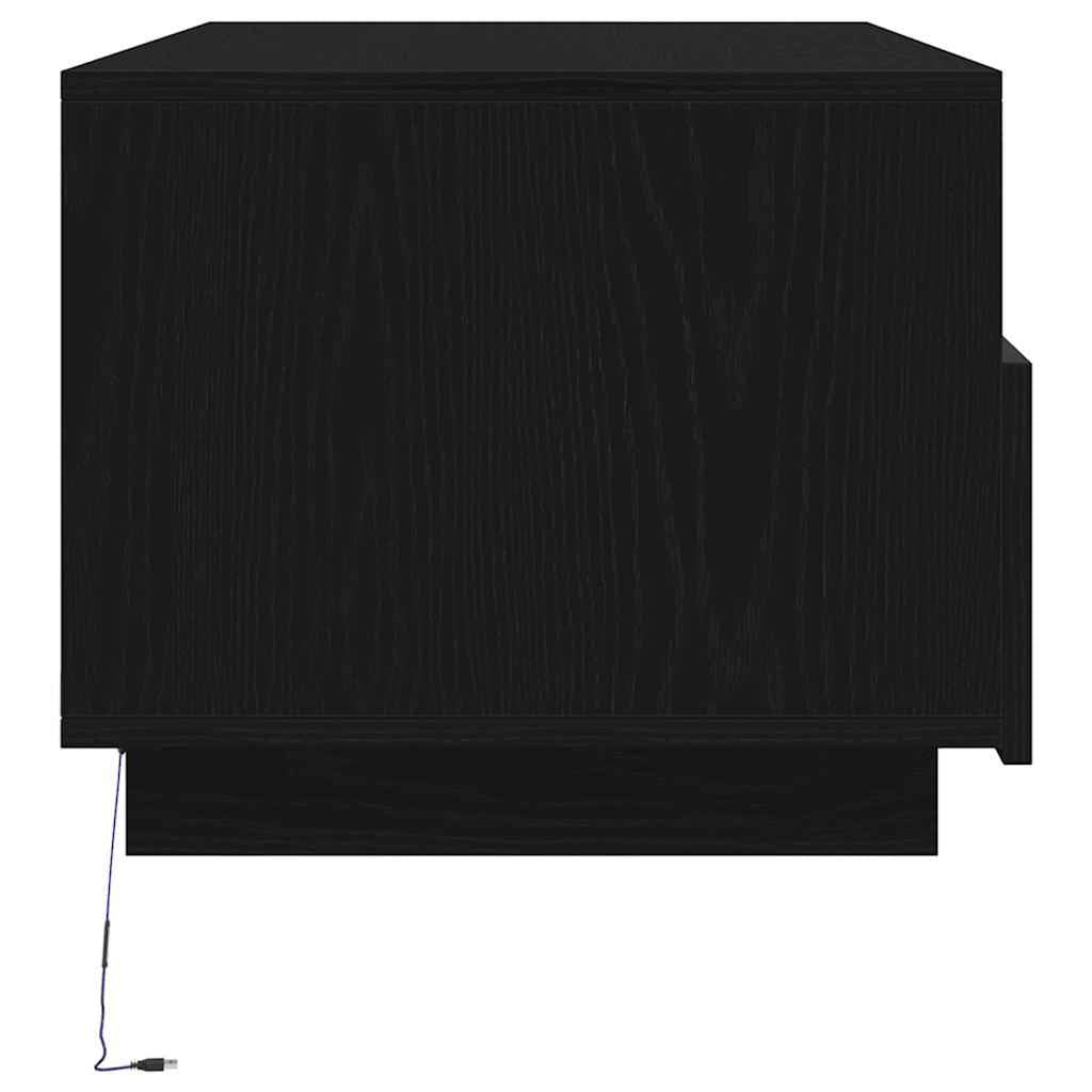 Table Basse Avec Lumières Led 90X49X40 Cm