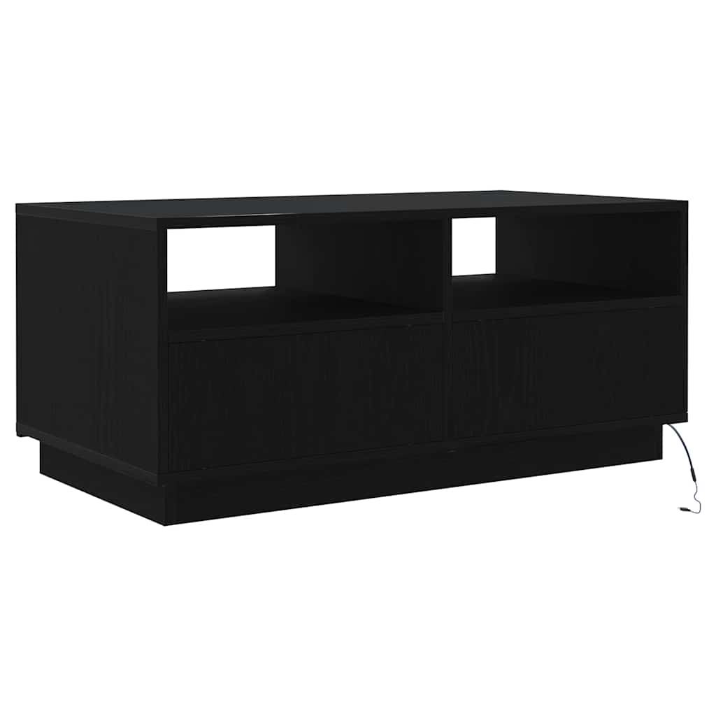 Table Basse Avec Lumières Led 90X49X40 Cm