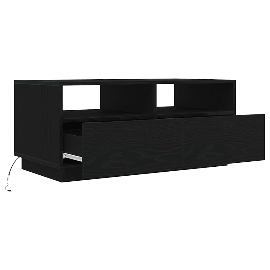 Table Basse Avec Lumières Led 90X49X40 Cm