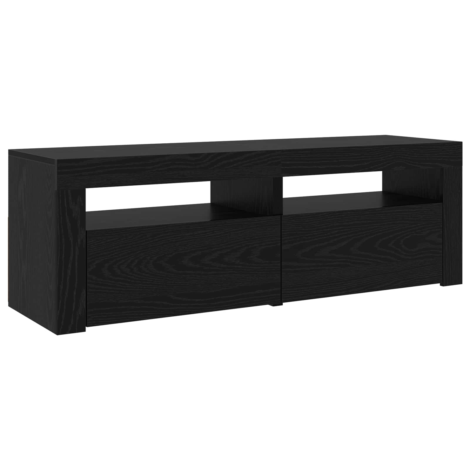 Meuble Tv 2 Pcs 195 X 35 X 40 Cm Bois D'ingénierie