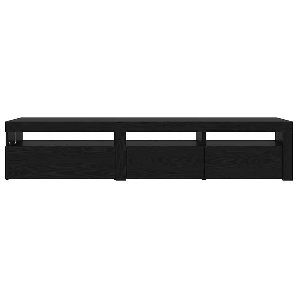 Meuble Tv 2 Pcs 195 X 35 X 40 Cm Bois D'ingénierie