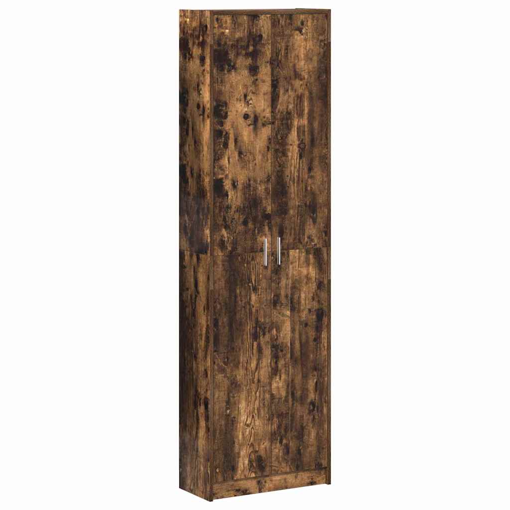 Smoked Oak Wardrobe 55 x 25 x 189 cm Engineered Wood