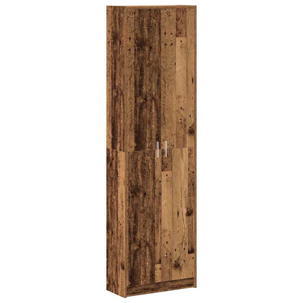 Old Wooden Wardrobe 55 x 25 x 189 cm Engineered Wood