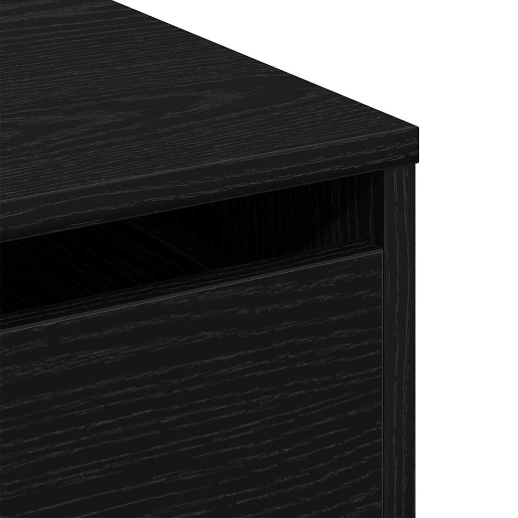 Black Drawer Cabinet 60 x 41 x 76 cm Engineered Wood