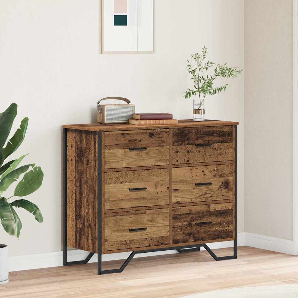 Commode Avec Tiroir 2 Pcs 91 X 35,5 X 74,5 Cm