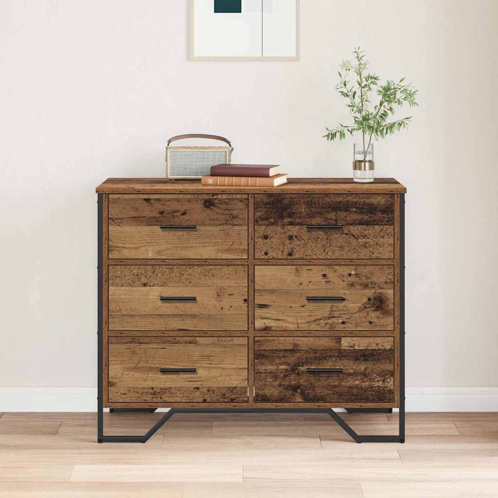 Commode Avec Tiroir 2 Pcs 91 X 35,5 X 74,5 Cm
