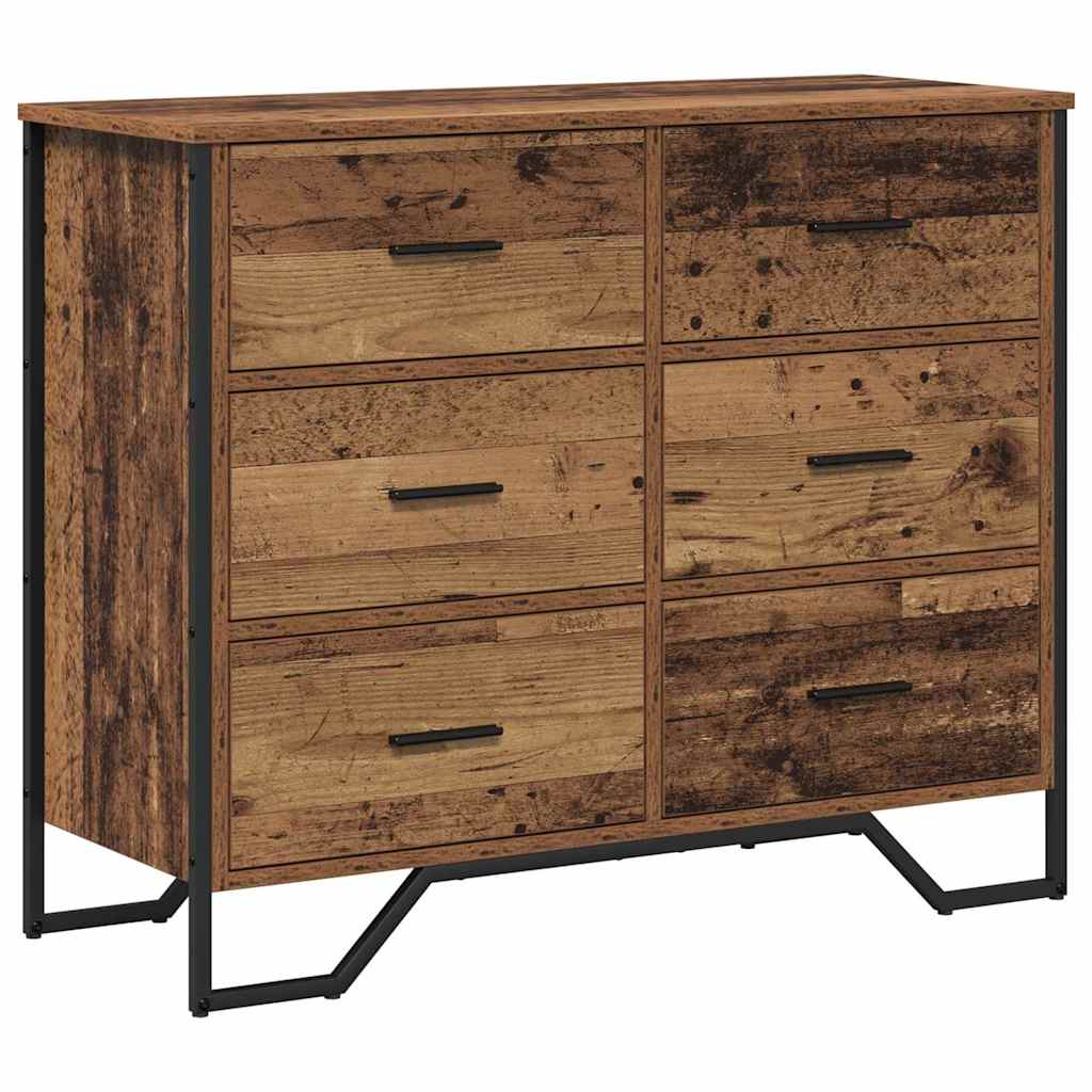 Commode Avec Tiroir 2 Pcs 91 X 35,5 X 74,5 Cm