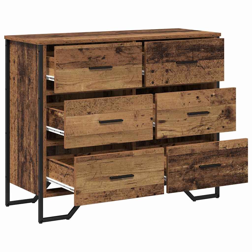 Commode Avec Tiroir 2 Pcs 91 X 35,5 X 74,5 Cm