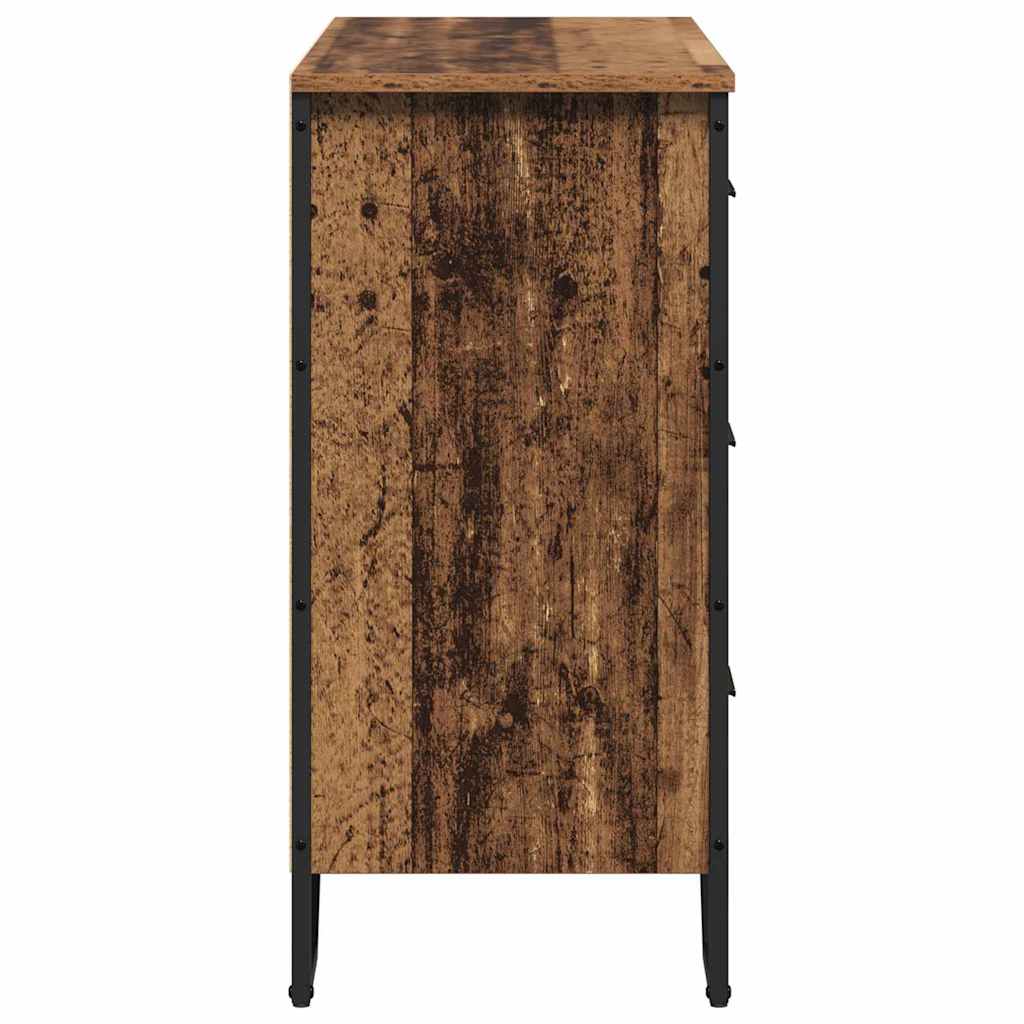 Commode Avec Tiroir 2 Pcs 91 X 35,5 X 74,5 Cm