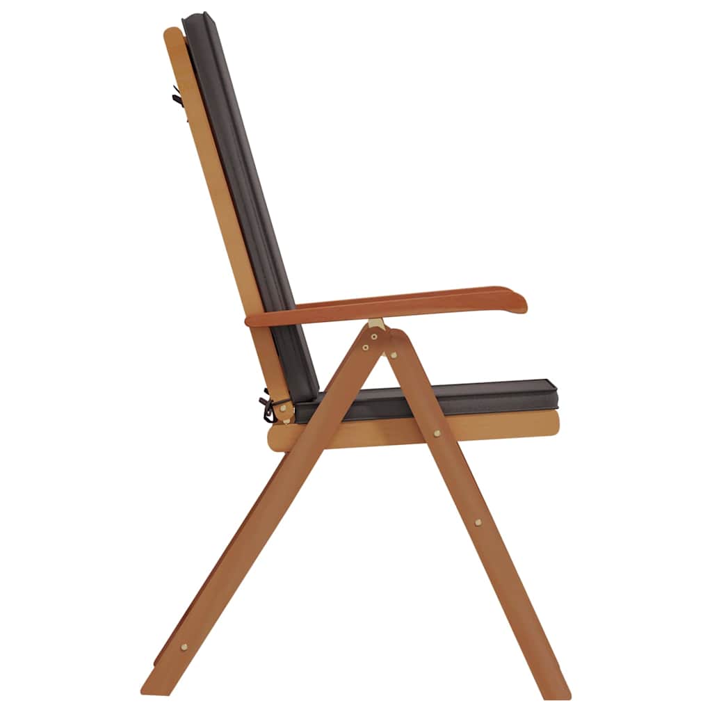 Chaise De Jardin 8 Pcs Marron Et 57 X 71,5 X 104 Cm