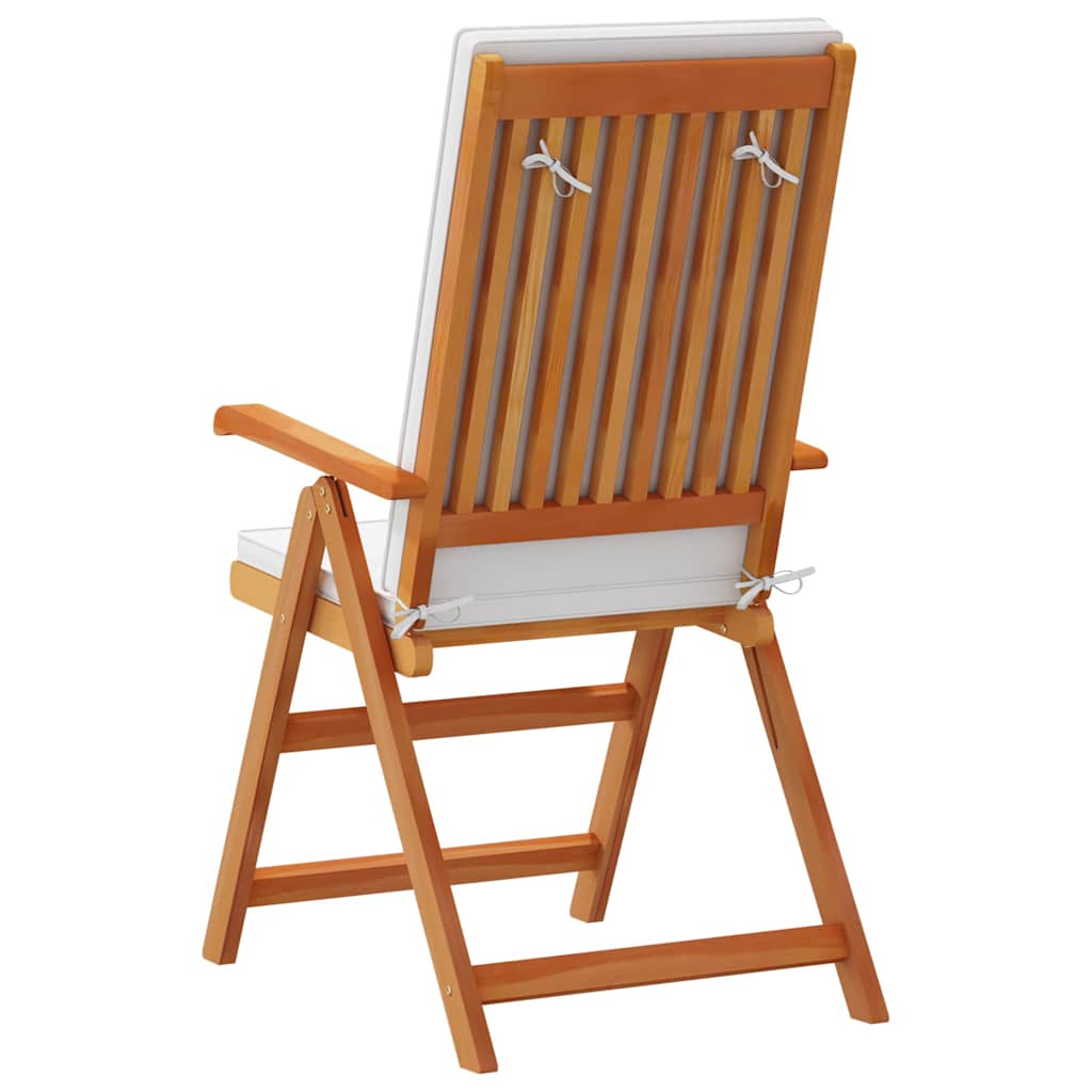 Chaise De Jardin 8 Pcs Marron Et Blanc 57 X 71,5 X 104 Cm