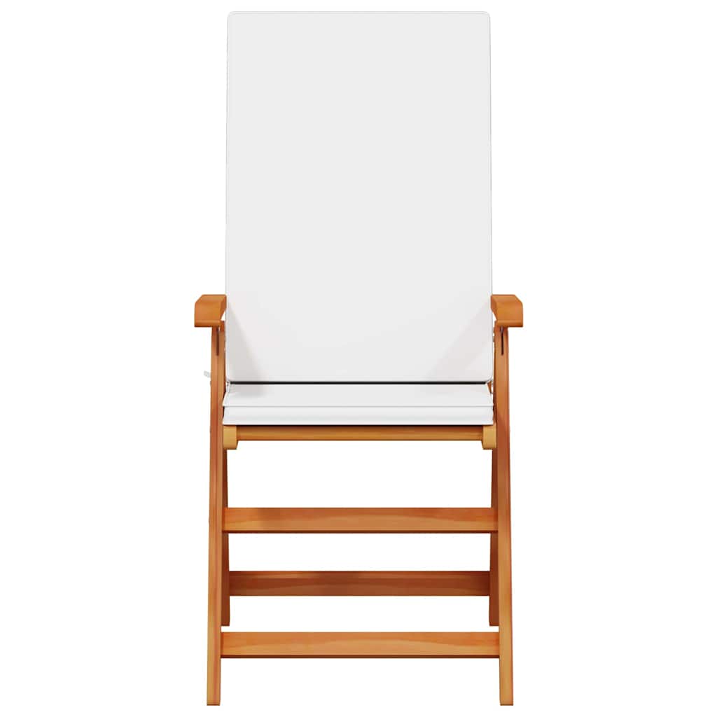 Chaise De Jardin 8 Pcs Marron Et Blanc 57 X 71,5 X 104 Cm