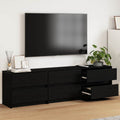 Unites Tv 2 Pcs 180 X 34 X 50 Cm Bois D'ingénierie