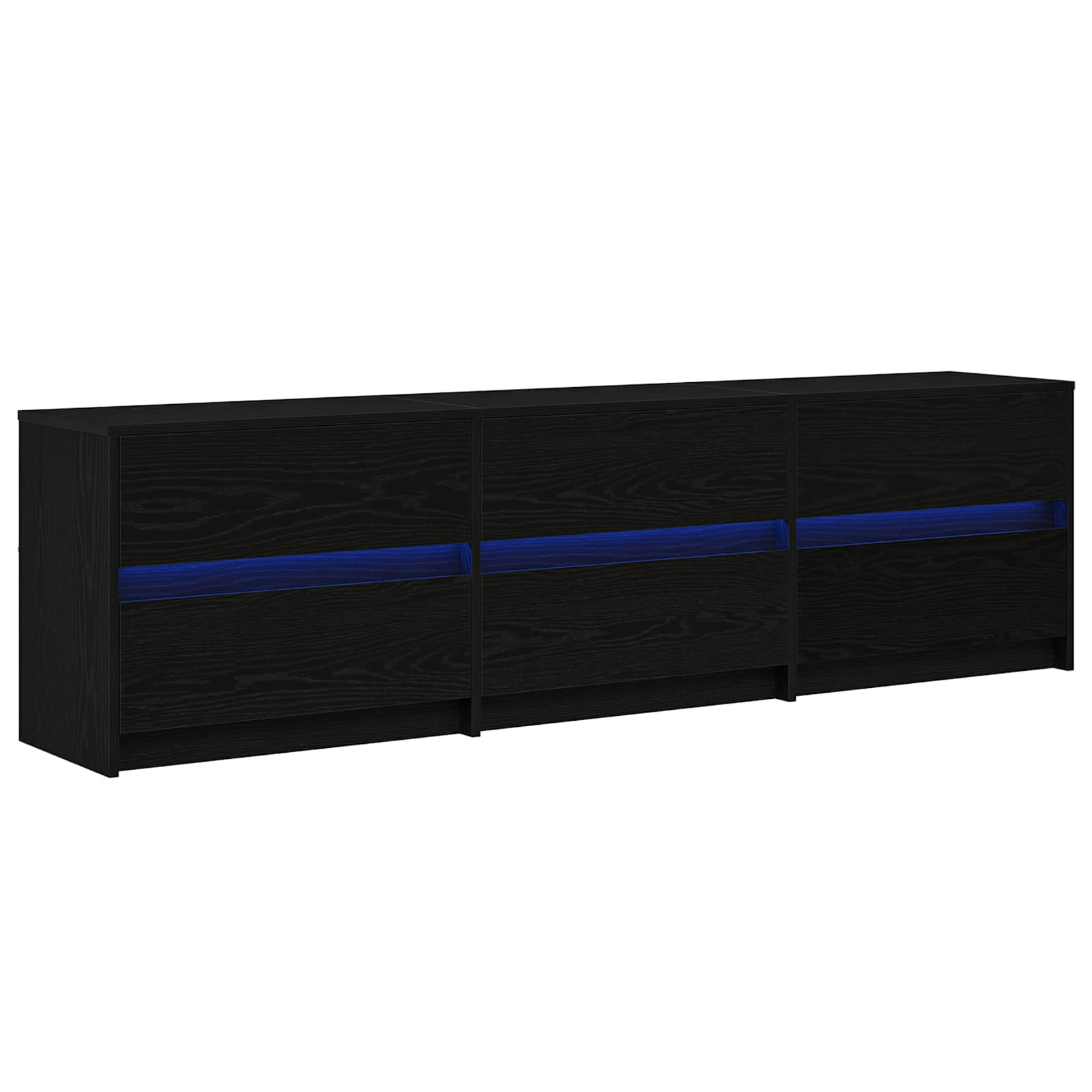 Unites Tv 2 Pcs 180 X 34 X 50 Cm Bois D'ingénierie