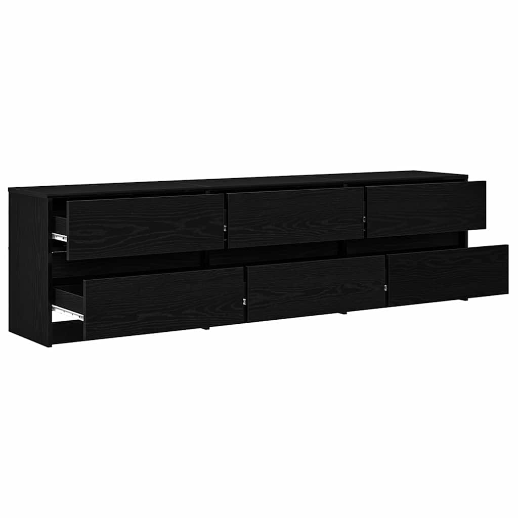 Unites Tv 2 Pcs 180 X 34 X 50 Cm Bois D'ingénierie