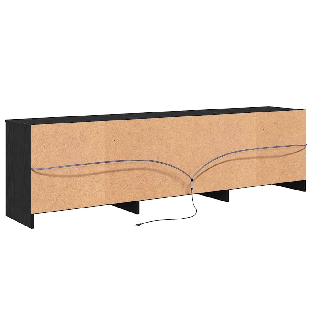 Unites Tv 2 Pcs 180 X 34 X 50 Cm Bois D'ingénierie