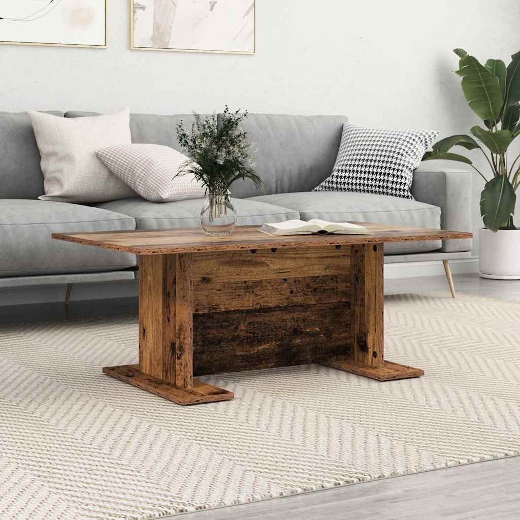 Table Basse 103,5 X 60 X 40 Cm Bois D'ingénierie