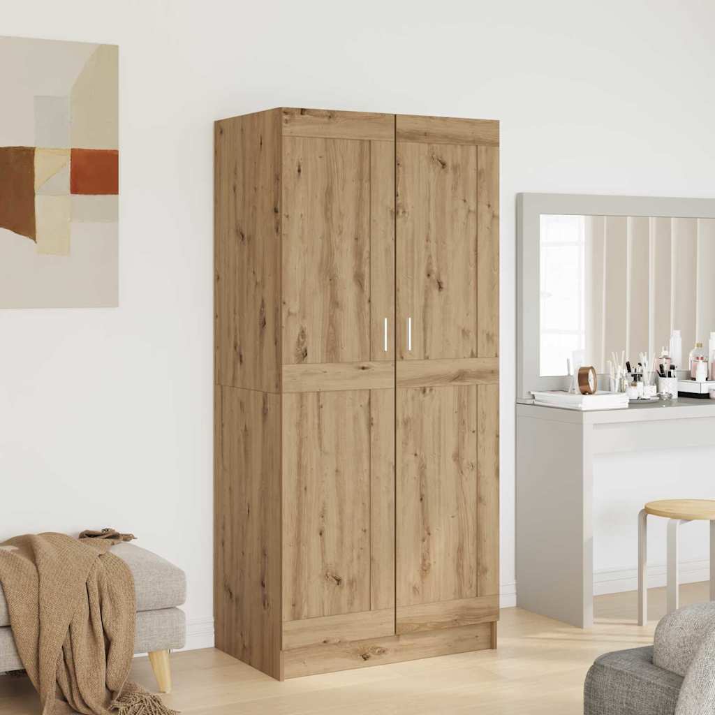 Armoire Chêne artisan 82,5 x 51,5 x 180 cm Bois d'ingénierie