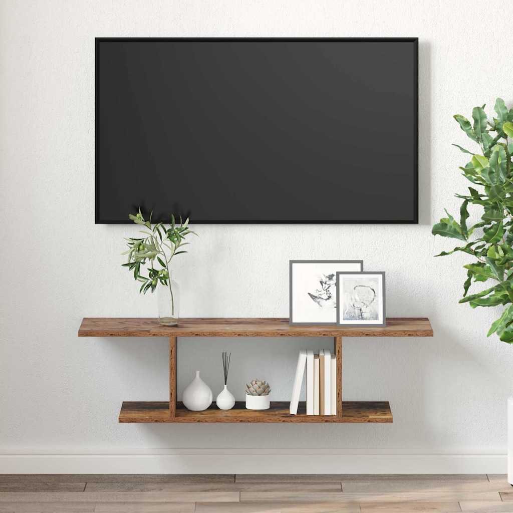Ensemble Meuble Tv Marron 103 X 30 X 26,5 Cm Bois D'ingénierie