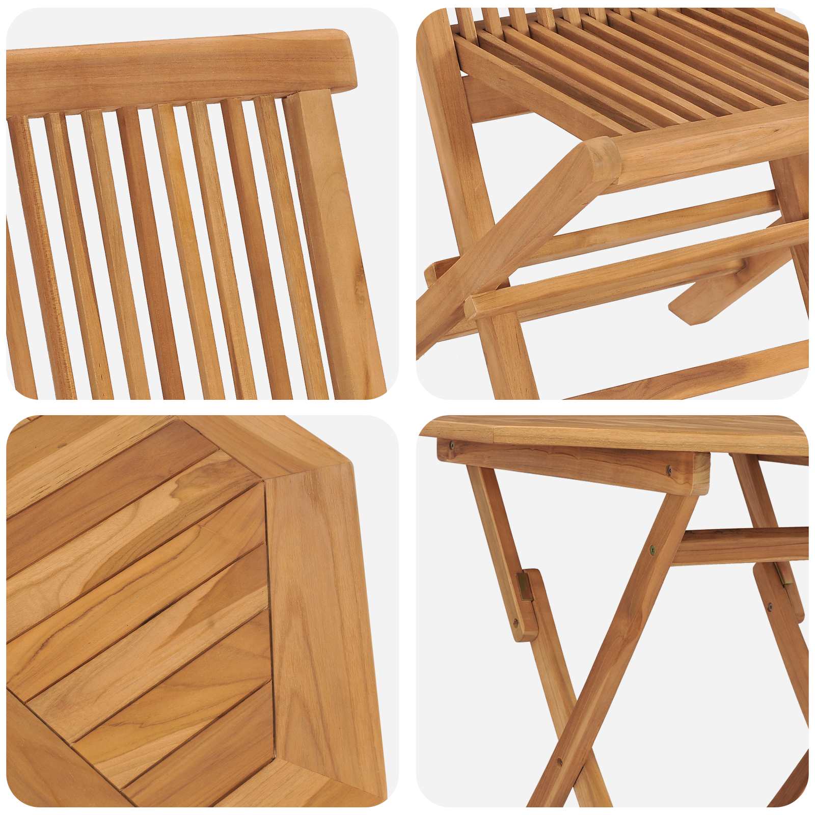 Ensemble De Salle À Manger Pour Jardin 3 Pcs Marron