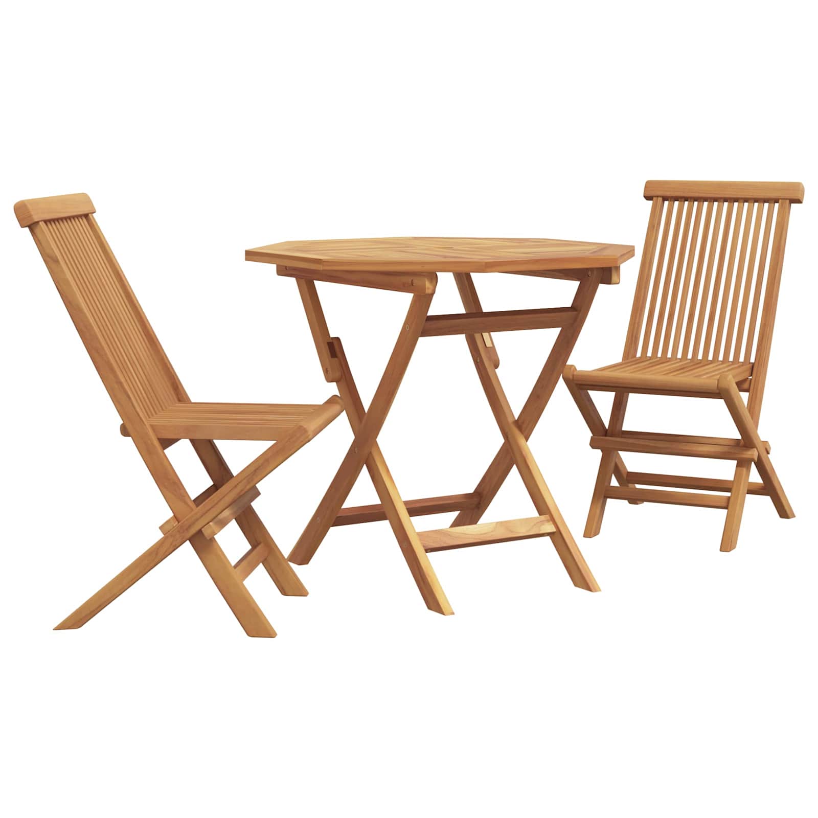Ensemble De Salle À Manger Pour Jardin 3 Pcs Marron