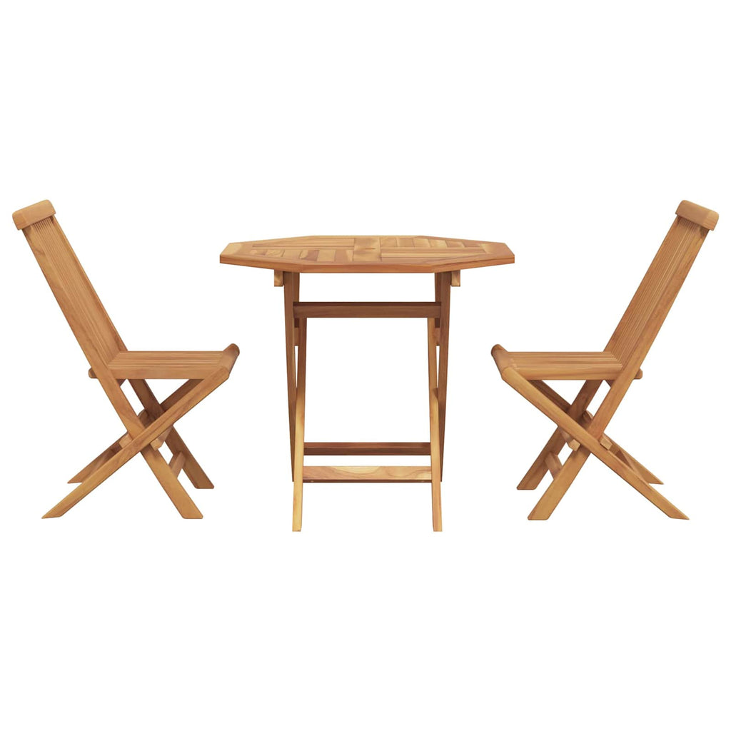 Ensemble De Salle À Manger Pour Jardin 3 Pcs Marron