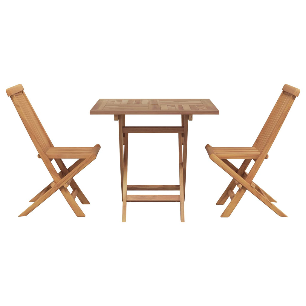 Ensemble De Salle À Manger Pour Jardin 3 Pcs Marron