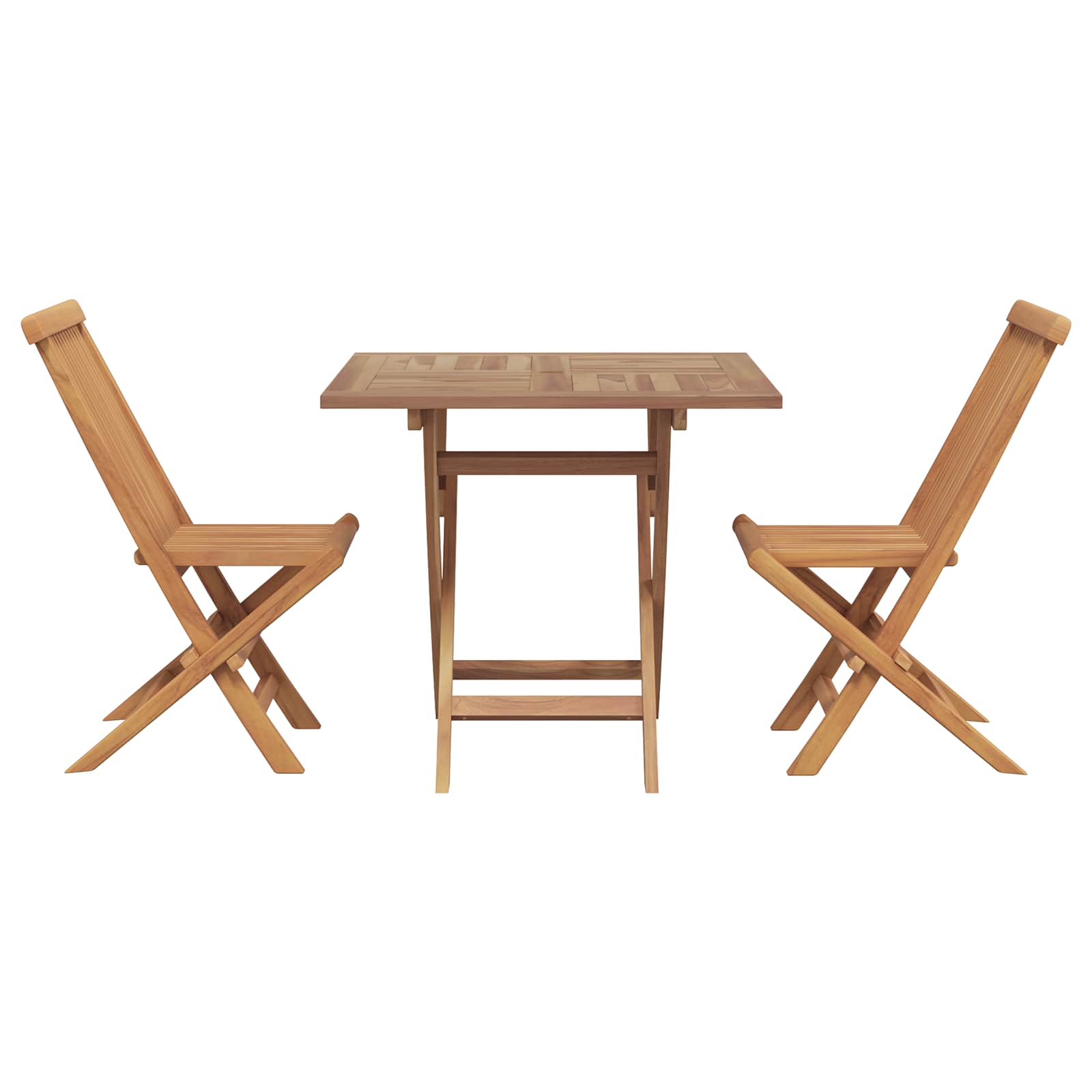 Ensemble De Salle À Manger Pour Jardin 3 Pcs Marron
