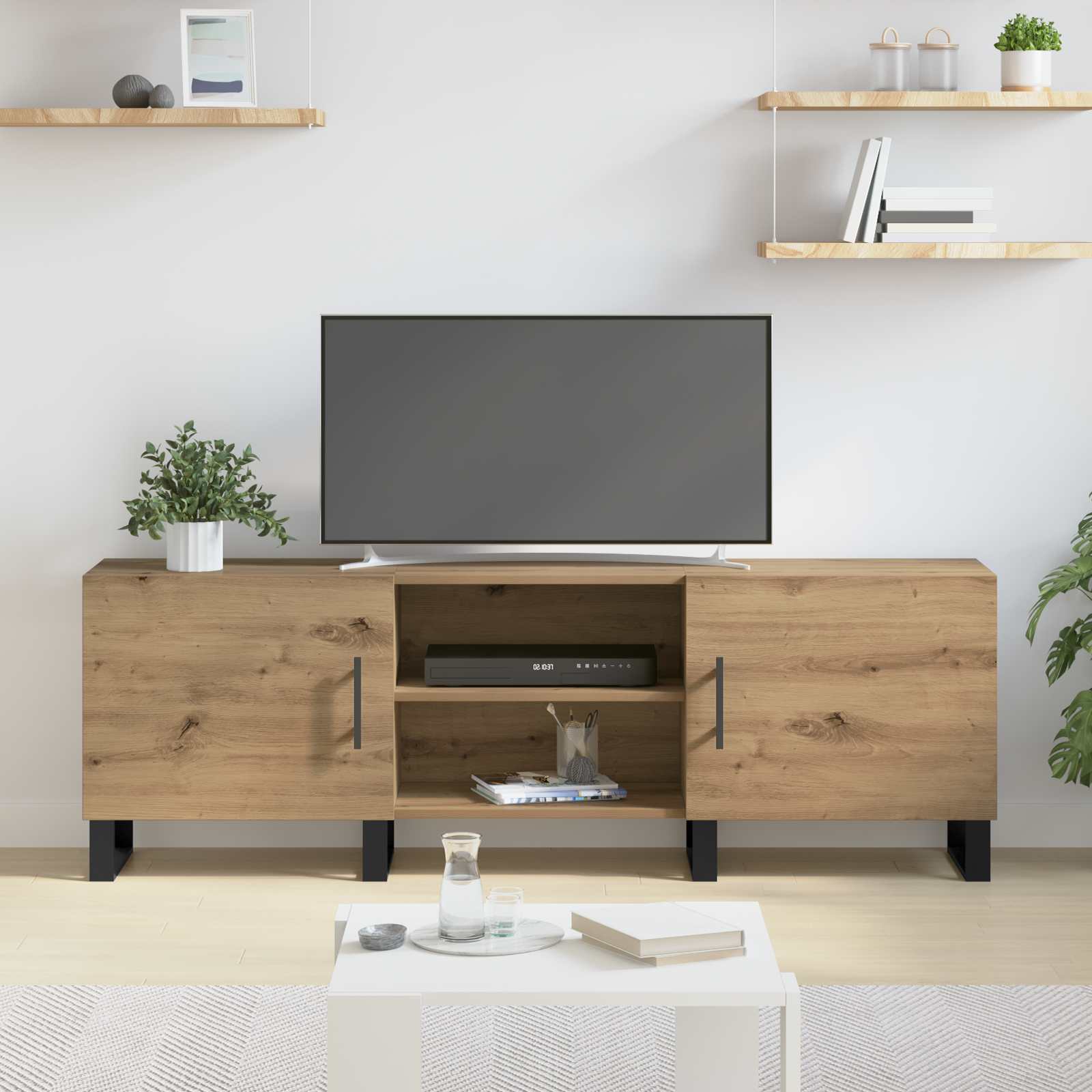 Meuble Tv 150 X 30 X 50 Cm Bois D'ingénierie